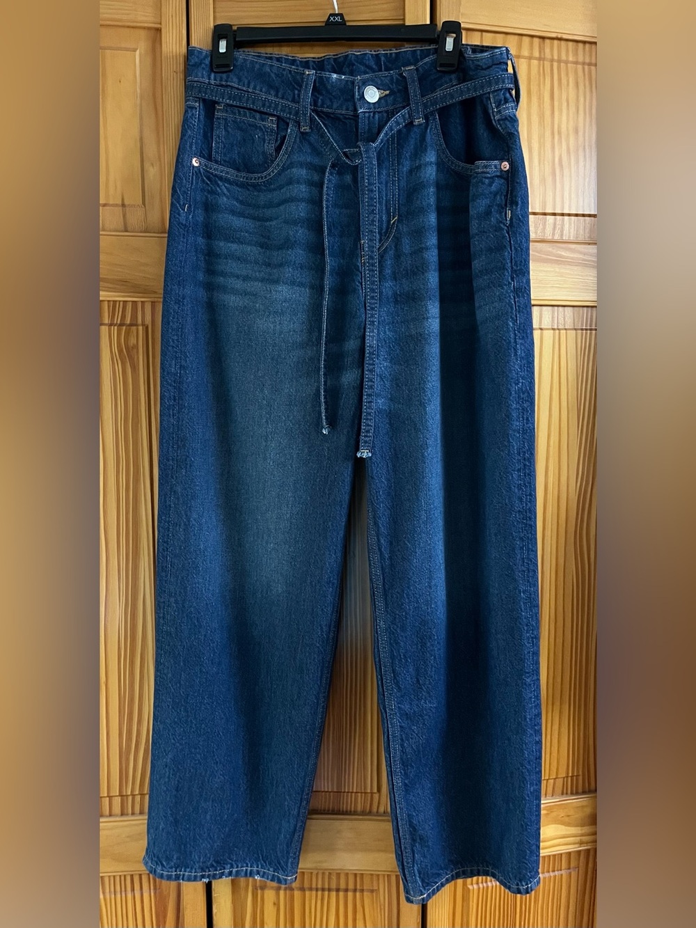 H&M Super Baggy Dark Wash  Jeans
